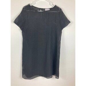 Womens Nymphe‎ 2 in1 Cut Out Look Black Dress L